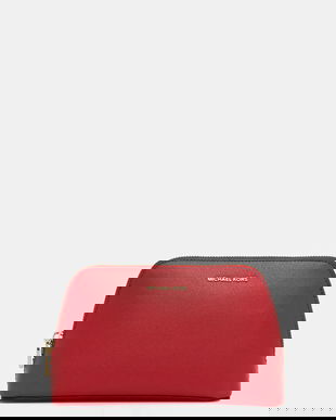 MICHAEL Michael Kors punga cosmetice culoarea rosu, 32F5GJ6T2T