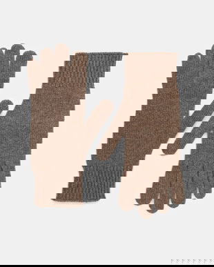 Weekend Max Mara manusi de cașmir LEA culoarea maro, 2525566015600