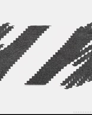 Weekend Max Mara manusi de cașmir LEA culoarea gri, 2525566015600