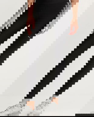 Puma leggins de antrenament culoarea negru, uni, 527452