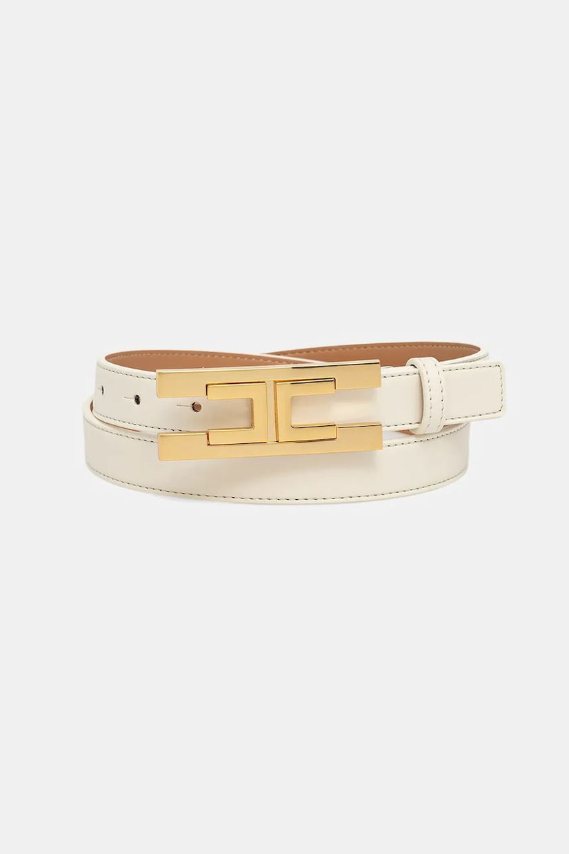 Elisabetta Franchi curea culoarea bej, CT72S57E2