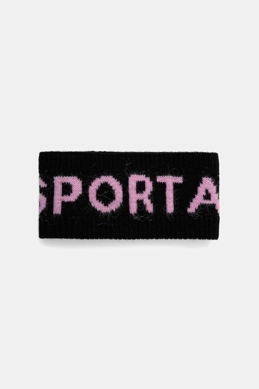 Sportalm bentita din lână El Paso culoarea negru, 950125