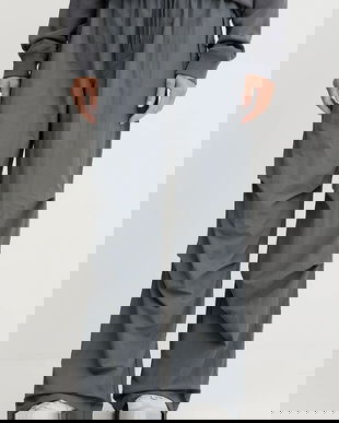 P.E Nation pantaloni de trening Discovery culoarea bej, uni, 252P058