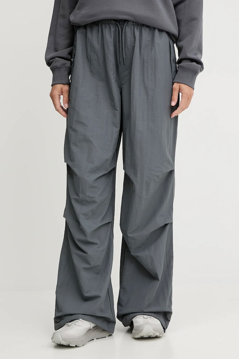 P.E Nation pantaloni de trening Discovery culoarea bej, uni, 252P058