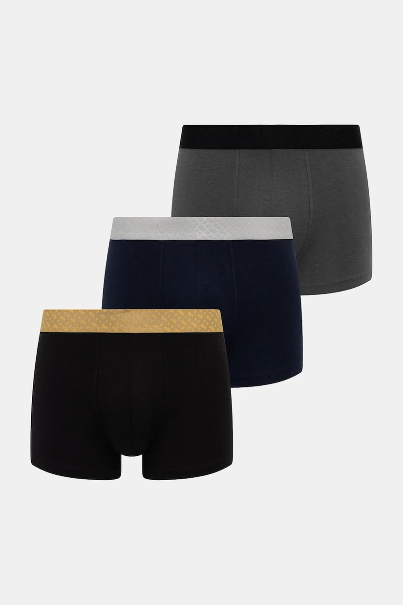 BOSS boxeri 3-pack culoarea bleumarin, 50546808