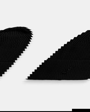 BOSS căciulă de lână culoarea negru, 50557673