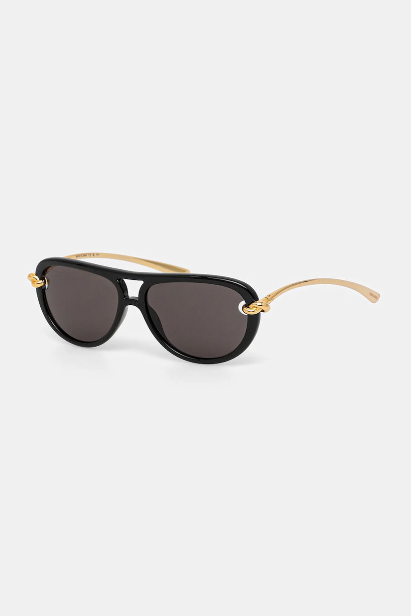 Bottega Veneta ochelari de soare culoarea negru, BV1418S