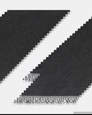 Answear.LAB sal de lana culoarea gri, neted