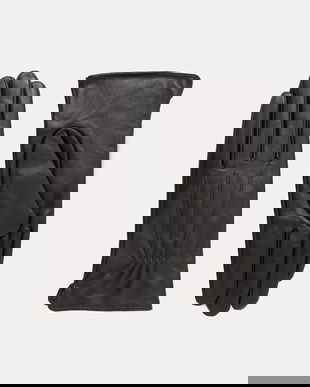 Answear.LAB manusi de piele culoarea maro