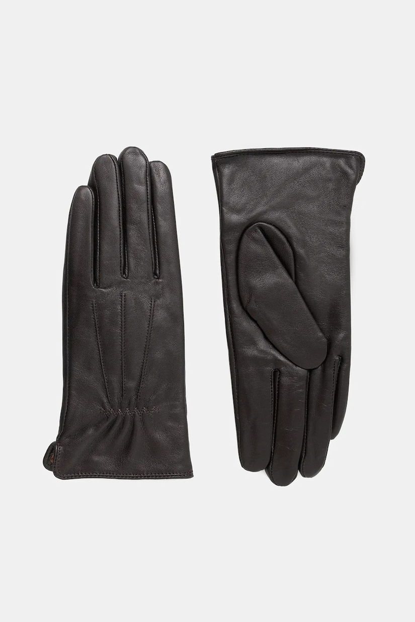 Answear.LAB manusi de piele culoarea maro