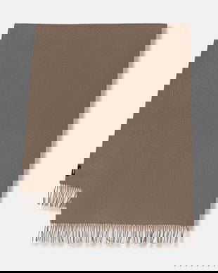 Answear.LAB sal de lana culoarea maro, neted