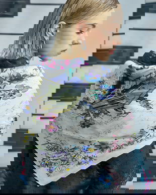 Medicine esarfa de matase modelator