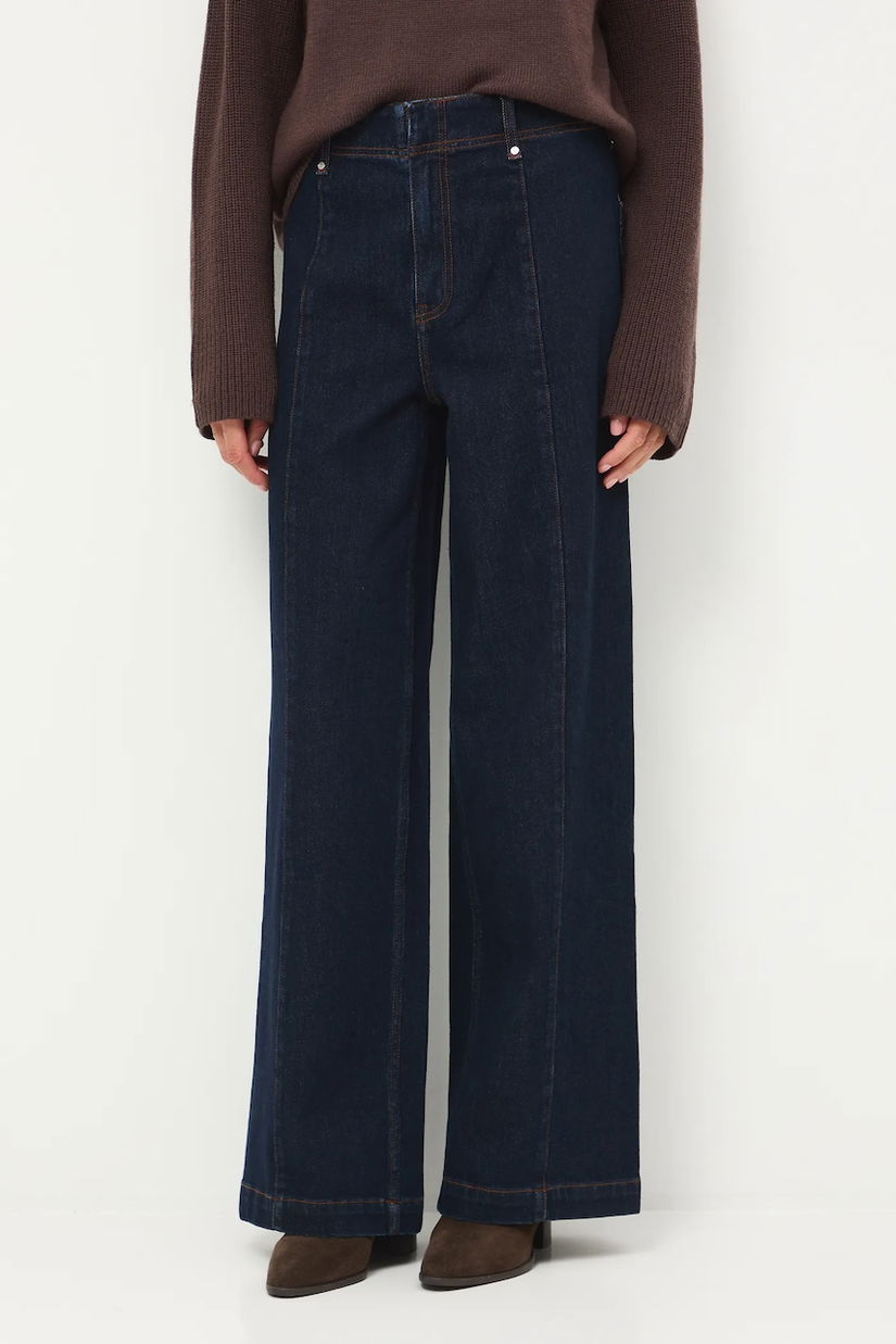 Medicine jeansi culoarea albastru marin