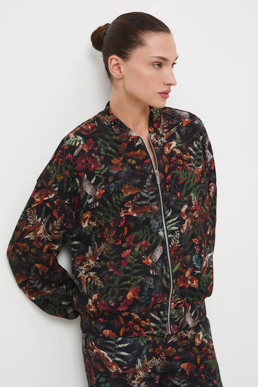 Medicine bluza culoarea negru, modelator