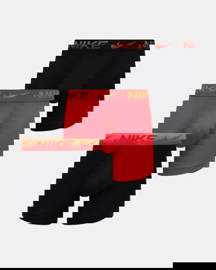 Nike boxeri 3-pack culoarea rosu, 0000KE1157