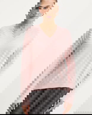 Weekend Max Mara pulover de lână FIOCCHI culoarea roz, light, 2525366042600