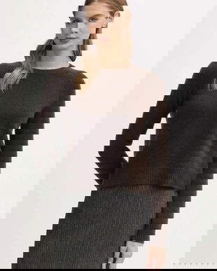 FROM FUTURE pulover de cașmir culoarea maro, WPR00005