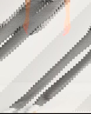 Joop! pantaloni culoarea gri, lat, high waist, 30048478