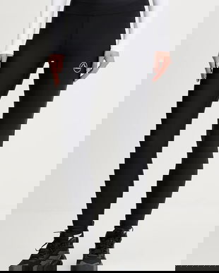 LA Sportiva leggins de antrenament Aerial culoarea negru, uni, ZACG008