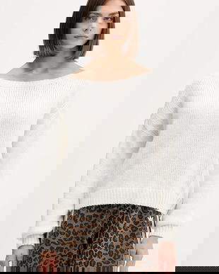 Hollister Co. pulover culoarea bej, KI350-5072