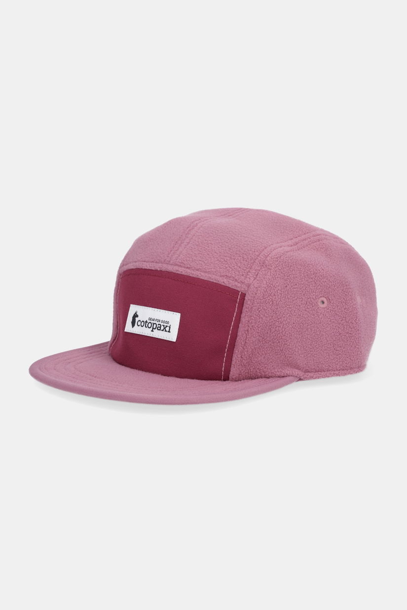 Cotopaxi șapcă Fleece 5-Panel culoarea roz, F24469U935