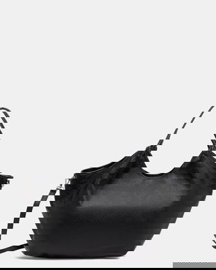 Answear.LAB poseta de piele culoarea negru