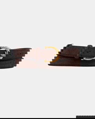 Answear.LAB curea din piele intoarsa culoarea maro