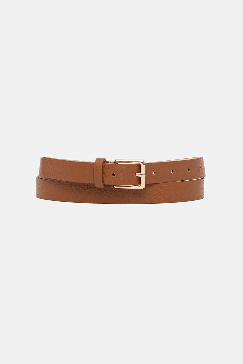 Answear.LAB curea de piele culoarea roz