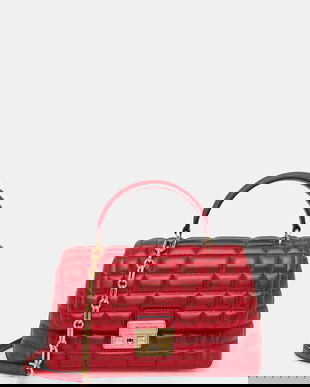 MICHAEL Michael Kors geantă de piele culoarea rosu, 30F5G2RS2L