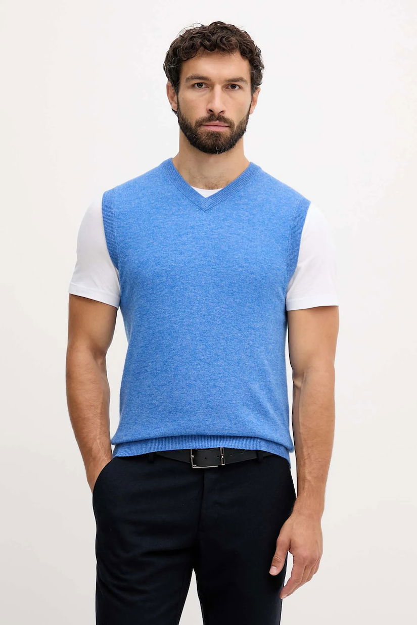 United Colors of Benetton vestăde lână culoarea negru, light, 1002U400L