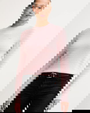 Lacoste pulover de lână culoarea roz, light, AF4160