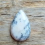 Cabochon opal dendritic, 27x18 mm