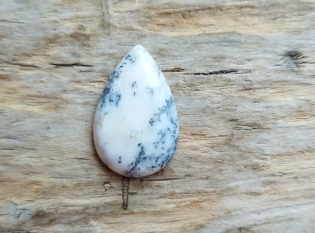 Cabochon opal dendritic, 27x18 mm