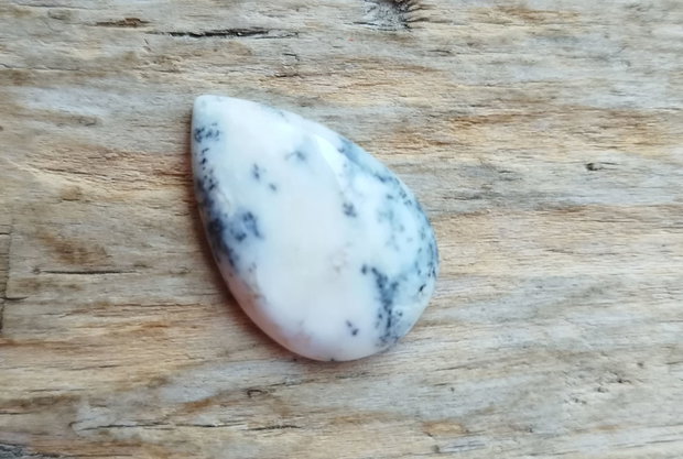 Cabochon opal dendritic, 27x18 mm