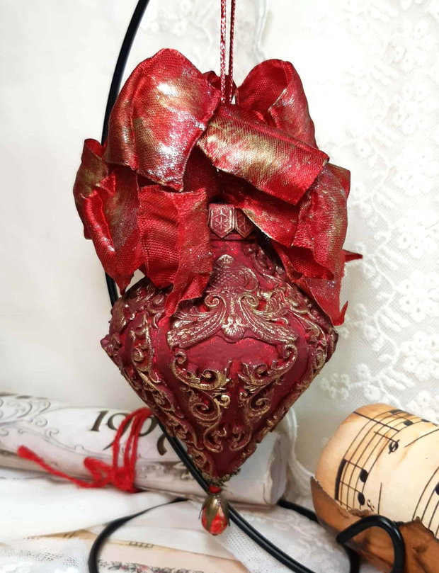 Splendoare Regală de Crăciun - decoratiuni handmade in stil baroc
