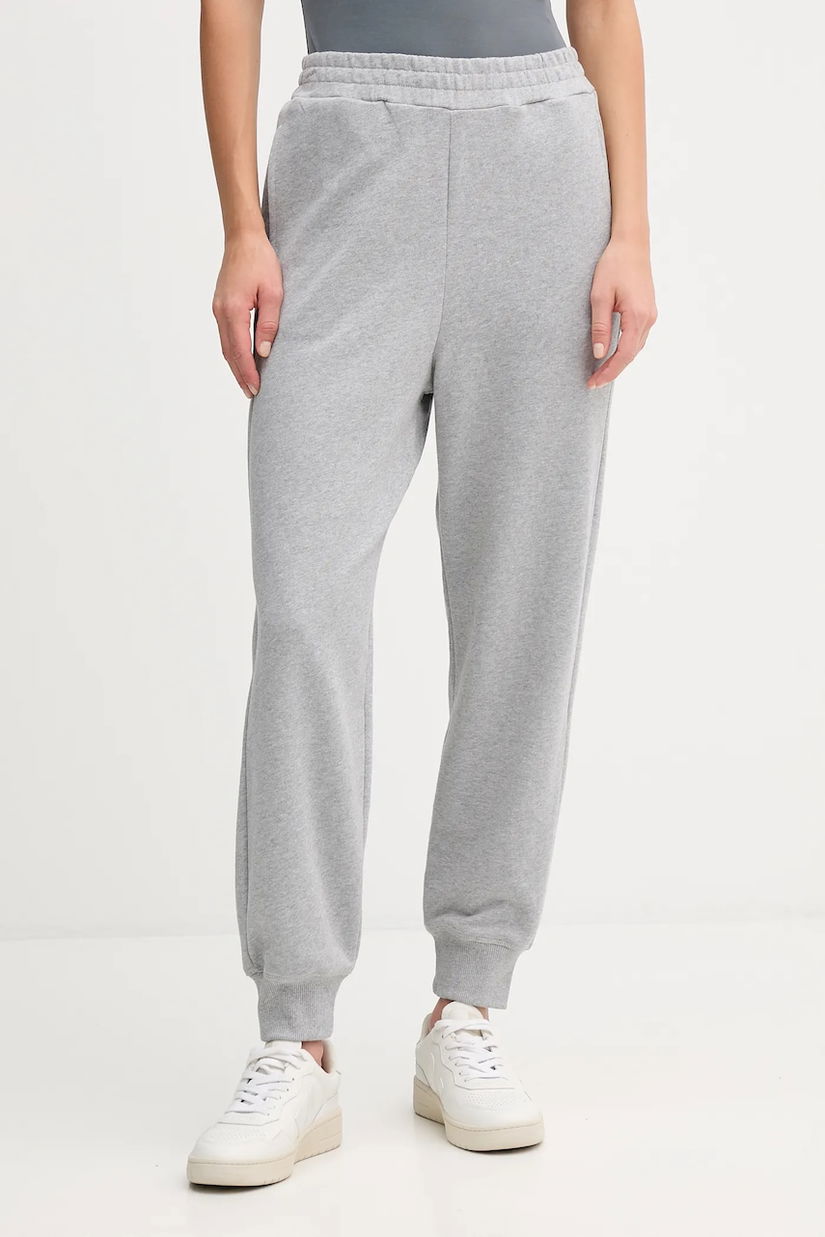United Colors of Benetton pantaloni de trening din bumbac culoarea bleumarin, uni, 3UNIDF01A