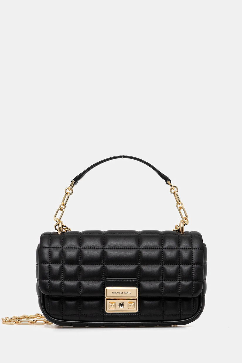 MICHAEL Michael Kors poșetă de piele culoarea negru, 30R4G2RL5L