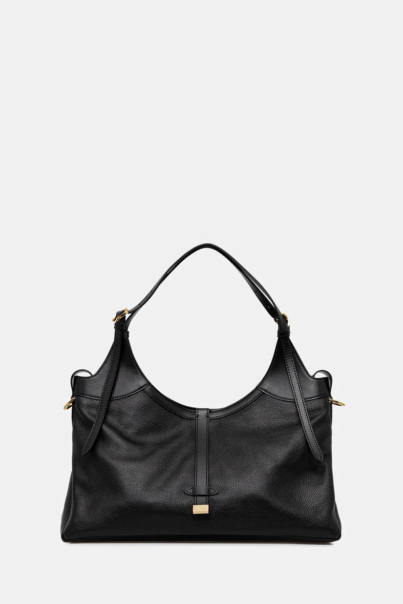 Pollini geantă de piele culoarea negru, PC4400PP0N QA1