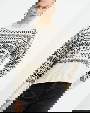 Weekend Max Mara pulover din amestec de lână BRIOSO culoarea bej, cu turtleneck, 2525366053600