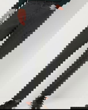 Medicine pantaloni culoarea gri, drept