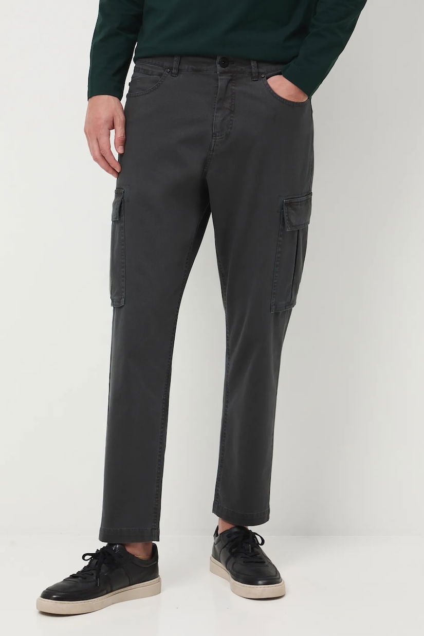 Medicine pantaloni culoarea gri, drept