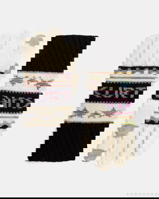 Kurt Geiger London mănuși culoarea negru, 5070701609