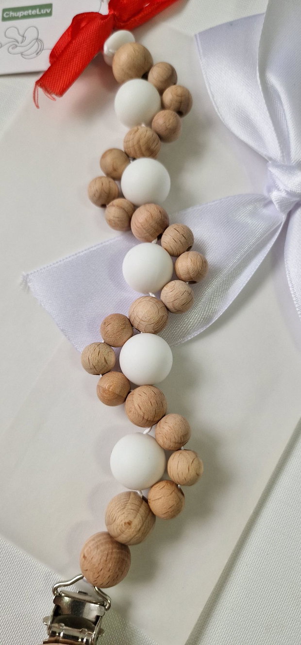 Lanț suzetă handmade ChupeteLuv, silicon alimentar, personalizat, bebeluși 0+