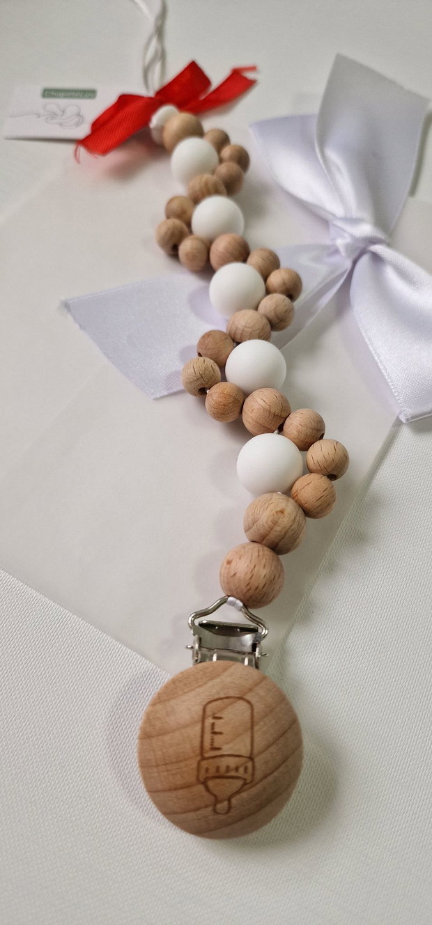 Lanț suzetă handmade ChupeteLuv, silicon alimentar, personalizat, bebeluși 0+