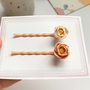 Set de 2 agrafe Roses