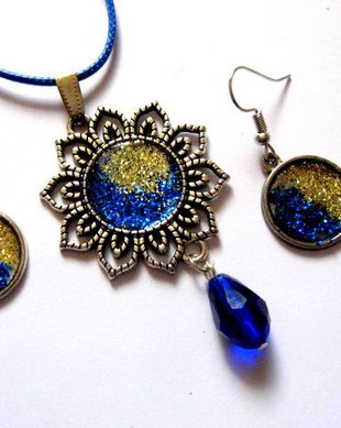 Set bijuterii cu rasina 50367