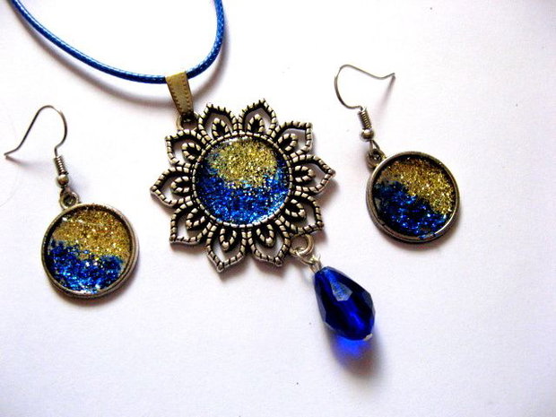 Set bijuterii cu rasina 50367