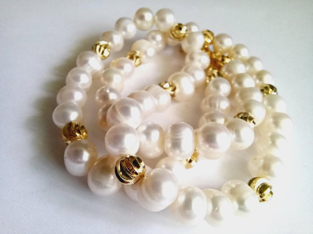 Perle naturale Japonia - Gold