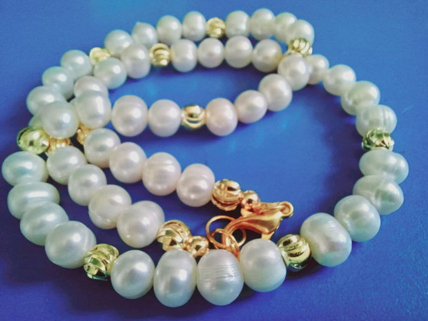 Perle naturale Japonia - Gold