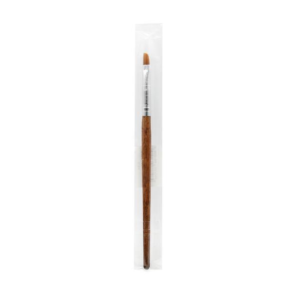 Pensula cu varf diagonal unghii, pentru aplicare gel UV, Nr. 6